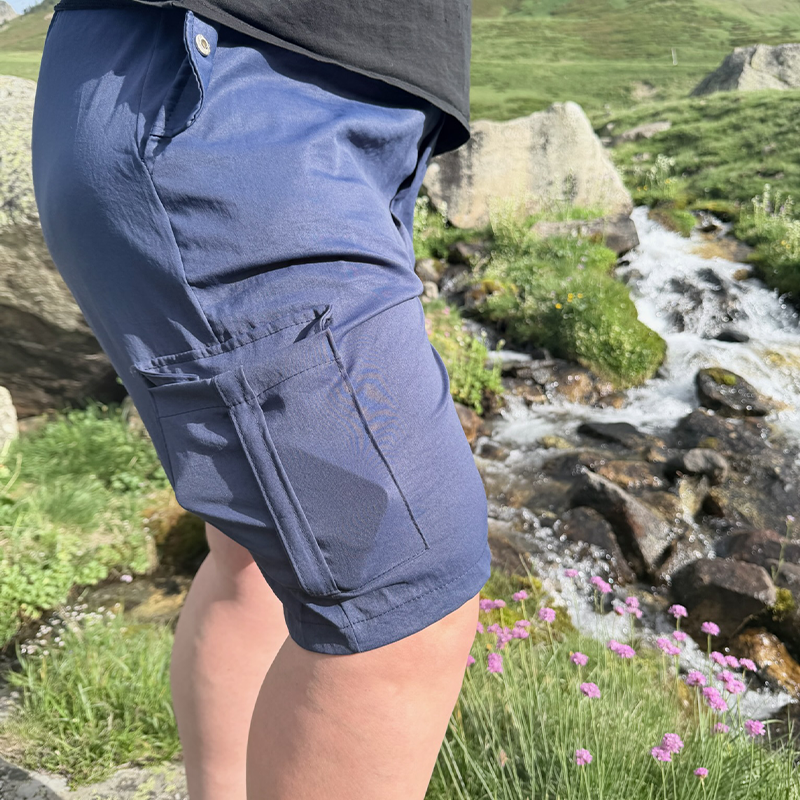 Test du short Calyra Cargo Femme TrekAll : notre avis après 2 jours de randonnée et bivouac au Lac d'Oncet